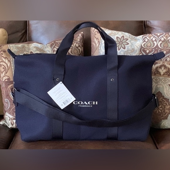 Coach Fragrance Weekender Travel Overnight Gym Beach Duffle Bag NWT - Picture 2 of 9